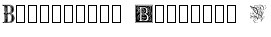 Ornamental Initials B