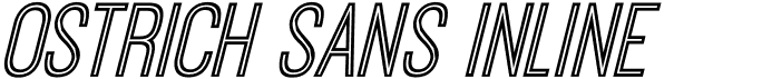Ostrich Sans Inline
