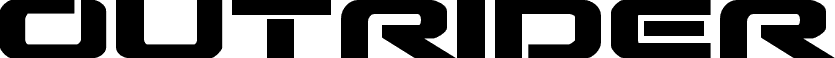 Outrider Condensed Bold font - Fonts2u