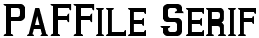 PaFFile Serif