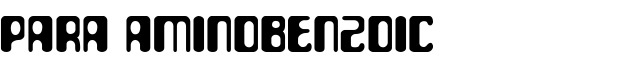 Para Aminobenzoic