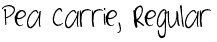 Pea Carrie, Regular