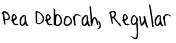 Pea Deborah, Regular