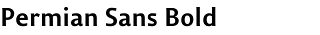 Permian Sans Bold