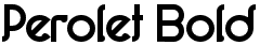 Perolet Bold