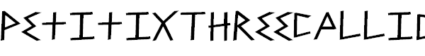 Petitix Three Callig