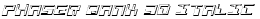 Phaser Bank 3D Italic