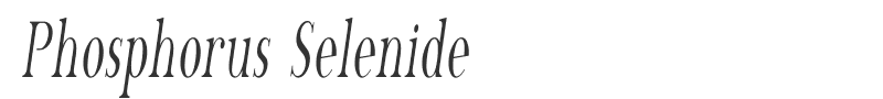 Phosphorus Selenide