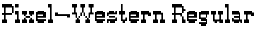 Pixel-Western Regular
