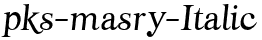 pks-masry-Italic