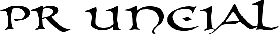 PR Uncial Alt Caps Extended
