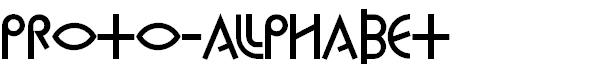 Proto-Alphabet