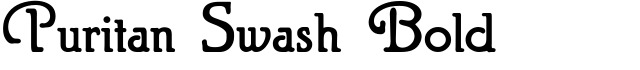 Puritan Swash Bold
