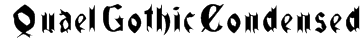 QuaelGothicCondensed