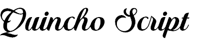 Quincho Script PERSONAL USE