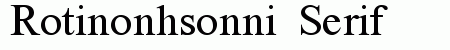 Rotinonhsonni Serif
