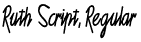 Ruth Script, Regular