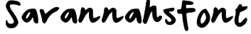 SavannahsFont