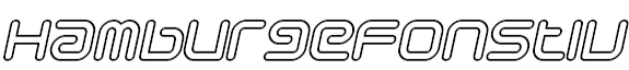 Sci Fied Outline, Italic