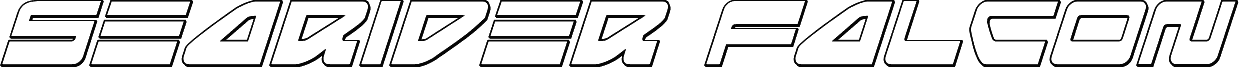 Searider Falcon Outline Italic