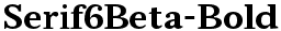 Serif6Beta-Bold