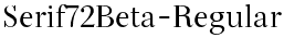 Serif72Beta-Regular