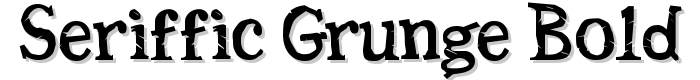 Seriffic Grunge Bold