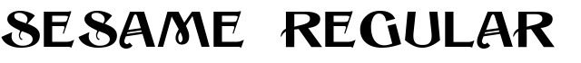 Sesame, Regular