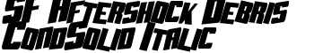 SF Aftershock Debris CondSolid Italic