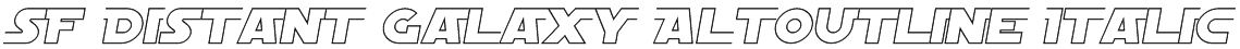 SF Distant Galaxy Alt Outline Italic