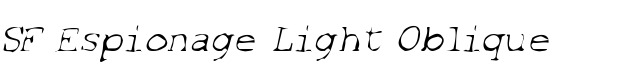 SF Espionage Light Oblique