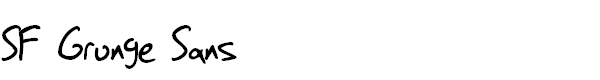 SF Grunge Sans