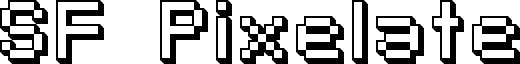 SF Pixelate Shaded