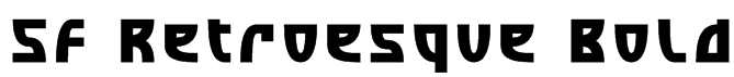 SF Retroesque Bold