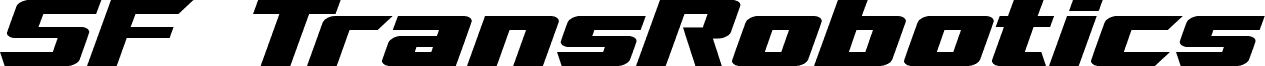 SF TransRobotics Extended Italic