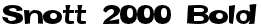 Snott 2000      Bold