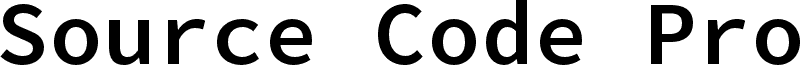 Source Code Pro Semibold