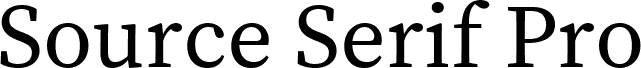 Source Serif Pro