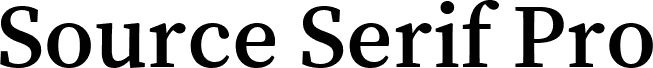 Source Serif Pro Semibold Regular