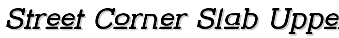 Street Corner Slab Upper Obl