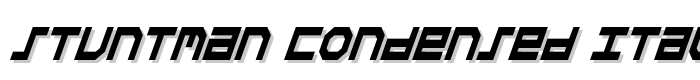 Stuntman Condensed Italic