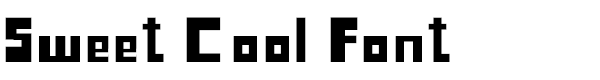 Sweet Cool Font