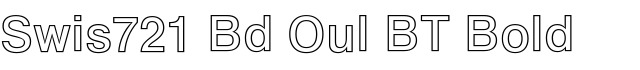 Swis721 Bd Oul BT Bold