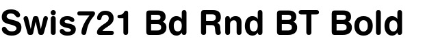 Swis721 Bd Rnd BT Bold