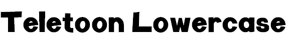 Teletoon Lowercase