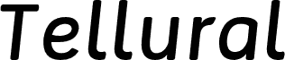Tellural Italic