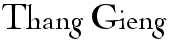 Thang Gieng