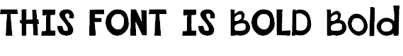This Font Is Bold | dafont.com