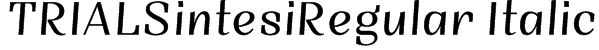 TRIALSintesiRegular Italic