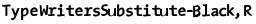 TypeWritersSubstitute-Black